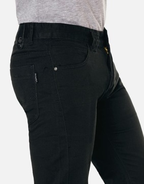Spodnie Męskie 100% Bawełniane z Klasyczną Prostą Nogawką 2611 W38 Brunatne