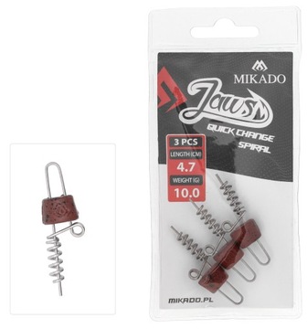 Mikado wkręt Jaws do przynęt 20 g 4,7 cm 3 szt