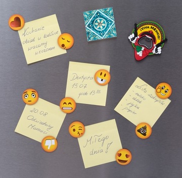 МАГНИТЫ НА ХОЛОДИЛЬНИК ЭМОЦИИ УЛЫБКИ 28 шт.