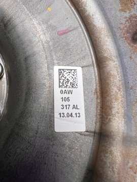 AUDI A4 B8 A5 8T Q5 8R A6 C7 2.0 TDI KOLO DVOUHMOTNÉ SPOJKA 0AW105317AL 46