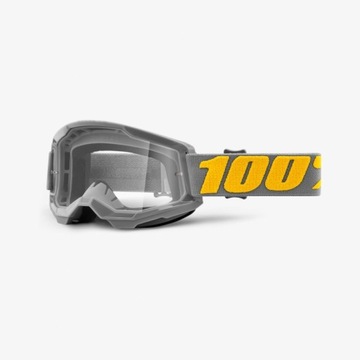 100 PROCENT STRATA 2 gogle Cross Enduro szare