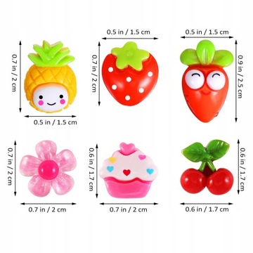 Серьги для девочек с клипсой, 6 пар