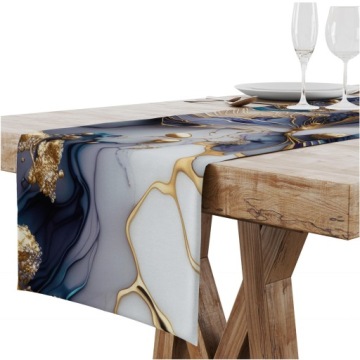 IEŻNIK OBRUS NA STÓŁ MATOWY GŁADKI 40x180 183 183