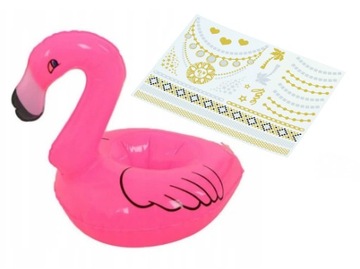 DMUCHANY FLAMING uchwyt do DRINKÓW na NAPOJE