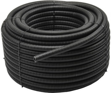 RURA KARBOWANA PESZEL PVC 20/14mm 750N TADPOL RKGSP-192 PILOT CZARNA 50m