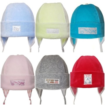 ДЕТСКАЯ ШАПКА, БАРХАТНЫЕ УШИ, ЛАЙЕТКА ДЛЯ НОВОРОЖДЕННОГО, 15 ДИЗАЙНОВ