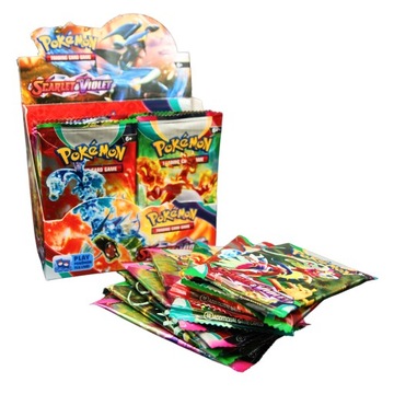 КАРТЫ POKEMON SCARLET & VIOLET КОРОБКА 360 КАРТ