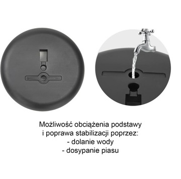 Информационная стойка Menuboard А4 для постера Черный