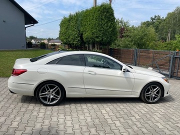 Mercedes Klasa E W212 Coupe Facelifting 400 333KM 2015 Mercedes E400 Coupe 333KM Biała Perła Stan Idealny, zdjęcie 4