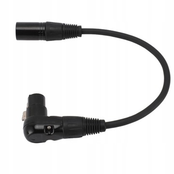 Adapter kabla przedłużającego mikrofonu XLR Adapter kabla XLR żeński 90 1M1
