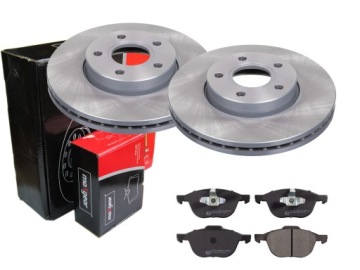 TARCZE KLOCKI MAXGEAR PRZÓD FORD FOCUS III MK3 278