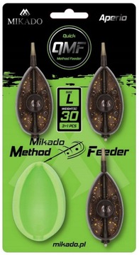 3 Koszyki Mikado Method Feeder Aperio 30 g L+Forma