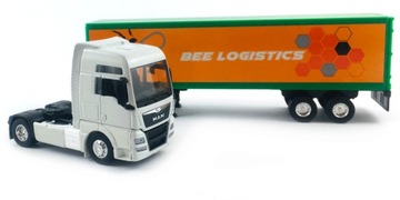 МОДЕЛЬ TIR MAN TGX XXL BEE LOGISTICS WELLY 1:64