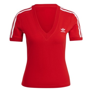 KOSZULKA ADIDAS 3-STRIPES V-NECK SLIM IR8116 - M