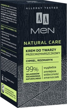 AA MEN NATURAL CARE Крем против морщин