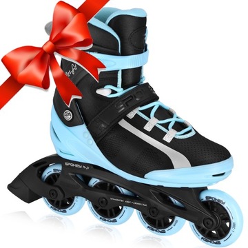 ROLKI DAMSKIE KAUCZUKOWE REKREACYJNE NA PREZENT SPOKEY MrsFIT R.39