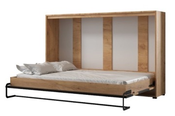 CASE loft black N#7 Półkotapczan poziomy 120
