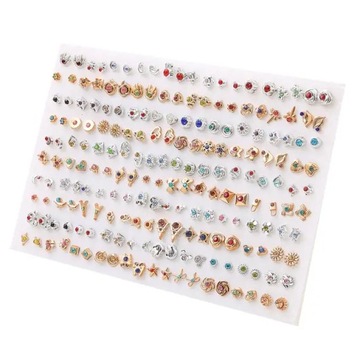 36/100 пар женщин девушка звезда акрил сердце любовь пластик