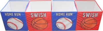 Набор из двух коробок для игрушек Home Run Swish.