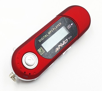 Odtwarzacz MP3 M04 16GB Pendrive USB czerwony