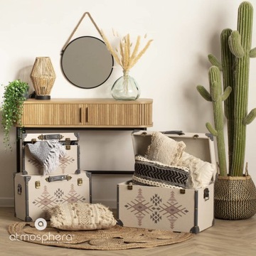 КРУГЛОЕ ЗЕРКАЛО НА ВЕРЕВКЕ для подвешивания LOFT 55см