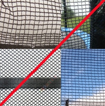 ВНЕШНЯЯ СЕТКА ПРЕМИУМ ДЛЯ БАТУТА ДЛИНОЙ 12 ФУТОВ-366/374 СМ НА 8 СТОЙК