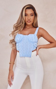 ТОП-КОРСЕТ СИНИЙ PRETTYLITTLETHING 40