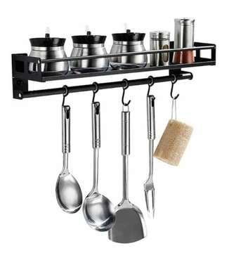 Półka kuchenna LOFT ścienna wieszak kuchenny 40cm