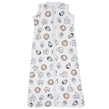 Meyco Baby Animal śpiworek dla niemowląt - multicolour - 60cm