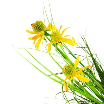 ИСКУССТВЕННАЯ ТРАВА ФЕЙКА РУДБЕКИЯ РОМАШКА ДЕКОРАТИВНАЯ