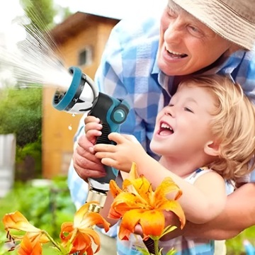 Wąż ogrodowy 3/4 rozciągliwy 30m Nocton Flex mocny metalowe końcówki zestaw