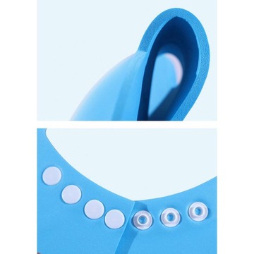 2шт мягкие детские шапочки для купания пластиковые регулируемые многоразовые шапочки для детей