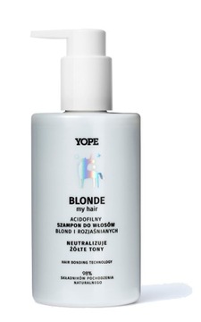 YOPE SZAMPON BLONDE my HAIR FIOLETOWY SZAMPON DO WŁOSÓW ROZJAŚNIANYCH 300ml