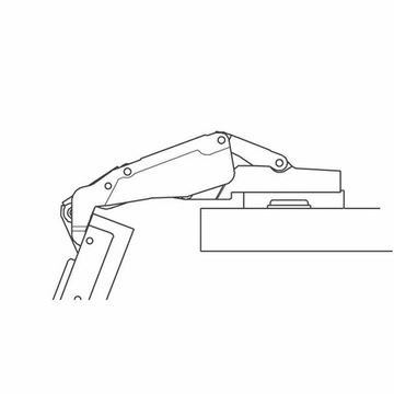 Направляющая FGV на угловой петле 175°