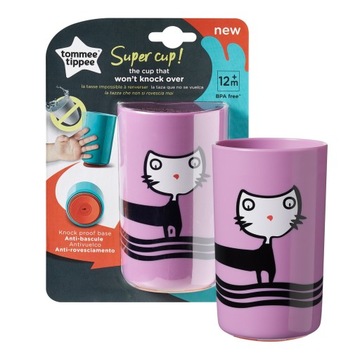 Tommee Tippee kubek SUPER CUP 300 ml 12m+ fiolet