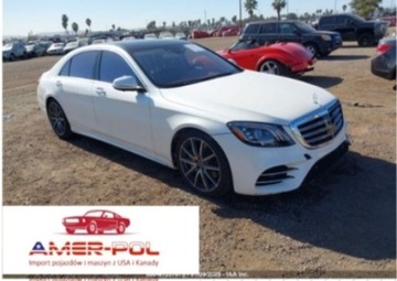 Mercedes Klasa S W222 2019 Mercedes-Benz Klasa S 2019 MERCEDES-BENZ S 560 4.0 Benzyna 463KM