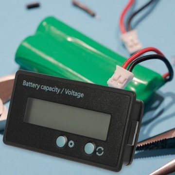 MIERNIK AKUMULATORA SAMOCHODU ELEKTRYCZNEGO TESTER NAPIĘCIA WSKAŹNIK WOLTOMIERZ