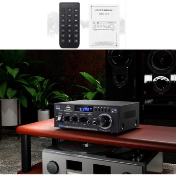 2.0-КАНАЛЬНЫЙ УСИЛИТЕЛЬ АУДИО МОЩНОСТИ BLUETOOTH УСИЛИТЕЛЬ МОЩНОСТИ АУДИО AK45 SD USB