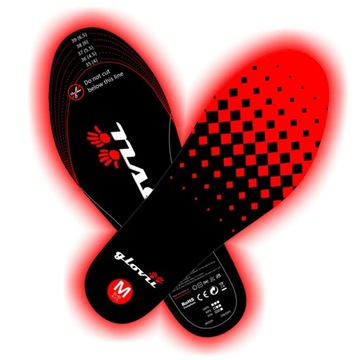 Стельки для обуви с подогревом и дистанционным управлением, GW2 41-46