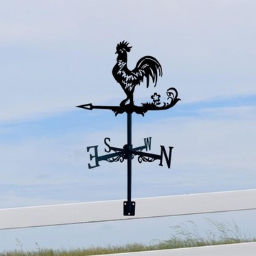 Kogut Weathervane Kurczak Dekoracja wiatrowskazu Metalowy wiatrowskaz Wiatr