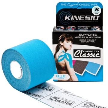 Taśma Kinesio Tex Classic 5cm x 4m Niebieski