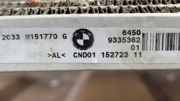 BMW F20 F22 F30 F32 CHLADIČ KLIMATIZACE 9335362