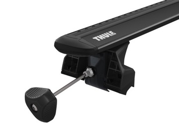 Thule Evo Flush Rail 7106 Багажник высотой 4 фута, встроенные поручни, запираемый