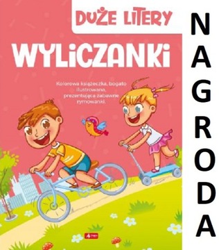 DUŻE LITERY WYLICZANKI NAGRODA PRZEDSZKOLE SP 0-3