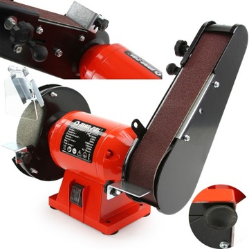 SZLIFIERKA STOŁOWA KAMIENIOWA TAŚMOWA 2W1 250W