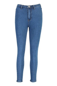 B4C017 NIEBIESKIE JEANSY BOOHOO XL