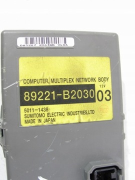 MODUL ŘÍZENÍ DAIHATSU CUORE 1.0B 89221-B2030