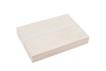 4x Фанера березовая - 8 мм - A5 210x148 - Onlywood