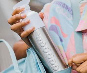 Dopper 800 мл стальной бутылки с водой с чашкой