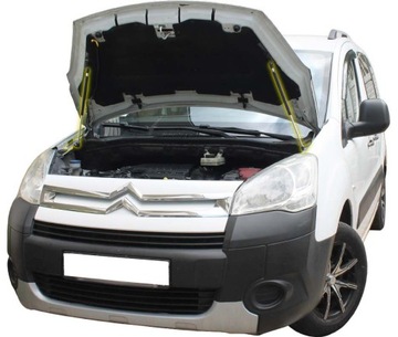 SIŁOWNIKI MASKI KLAPY PRZÓD BERLINGO PARTNER II B9